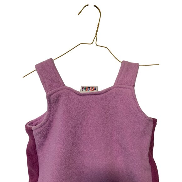 Okie Dokie Girls Infant baby Size 0 3 Months Jumper Snow Bag Fleece Patchwork Ca - Picture 4 of 4